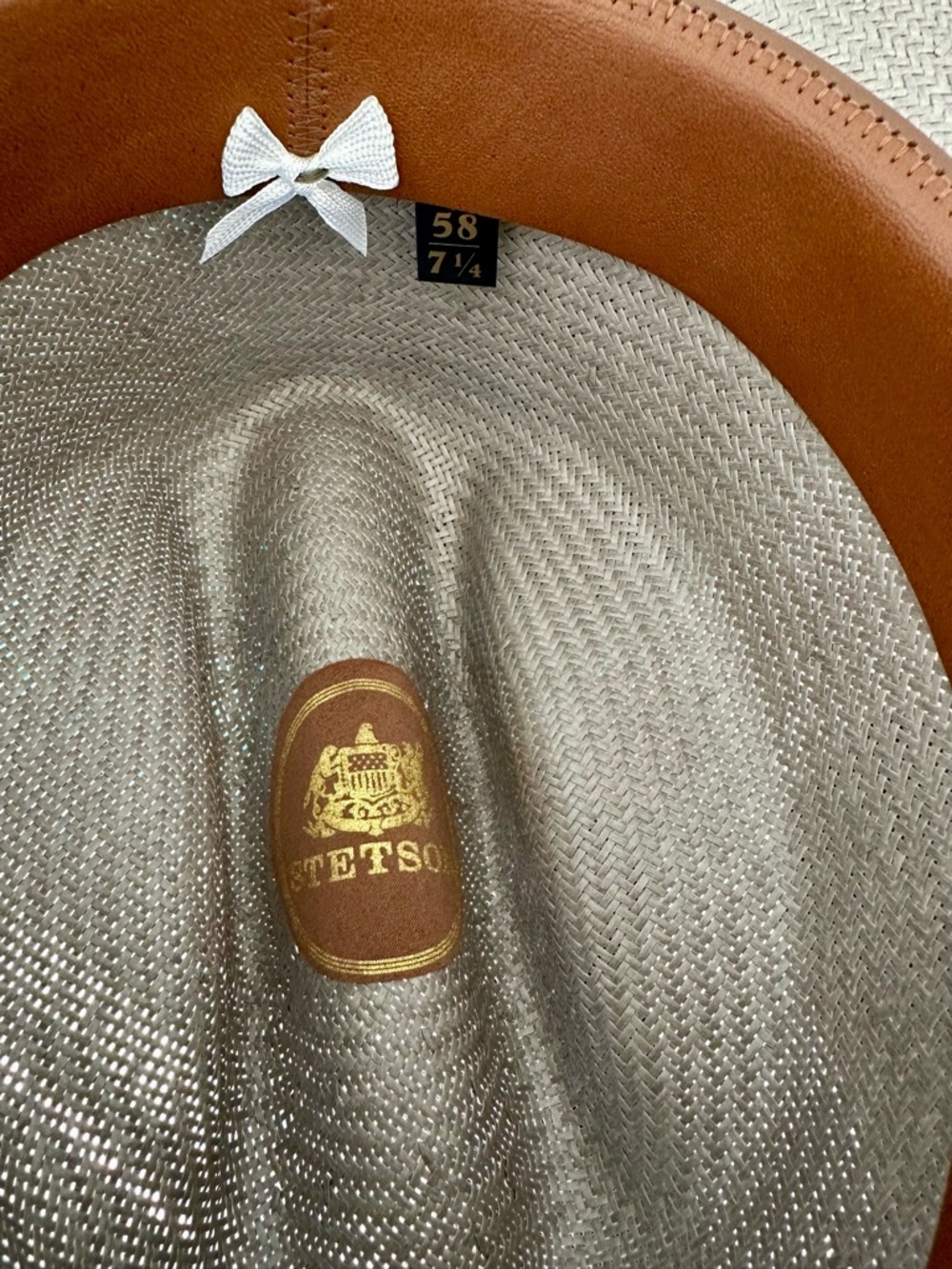 GRAY OPEN ROAD STRAW HAT - Picture 6 of 7